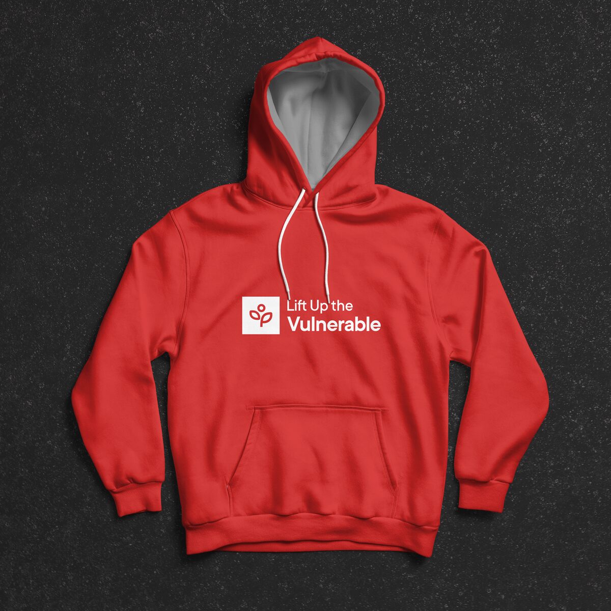 Lift Up the Vulnerable t-shirt design - Liminal nonprofit client