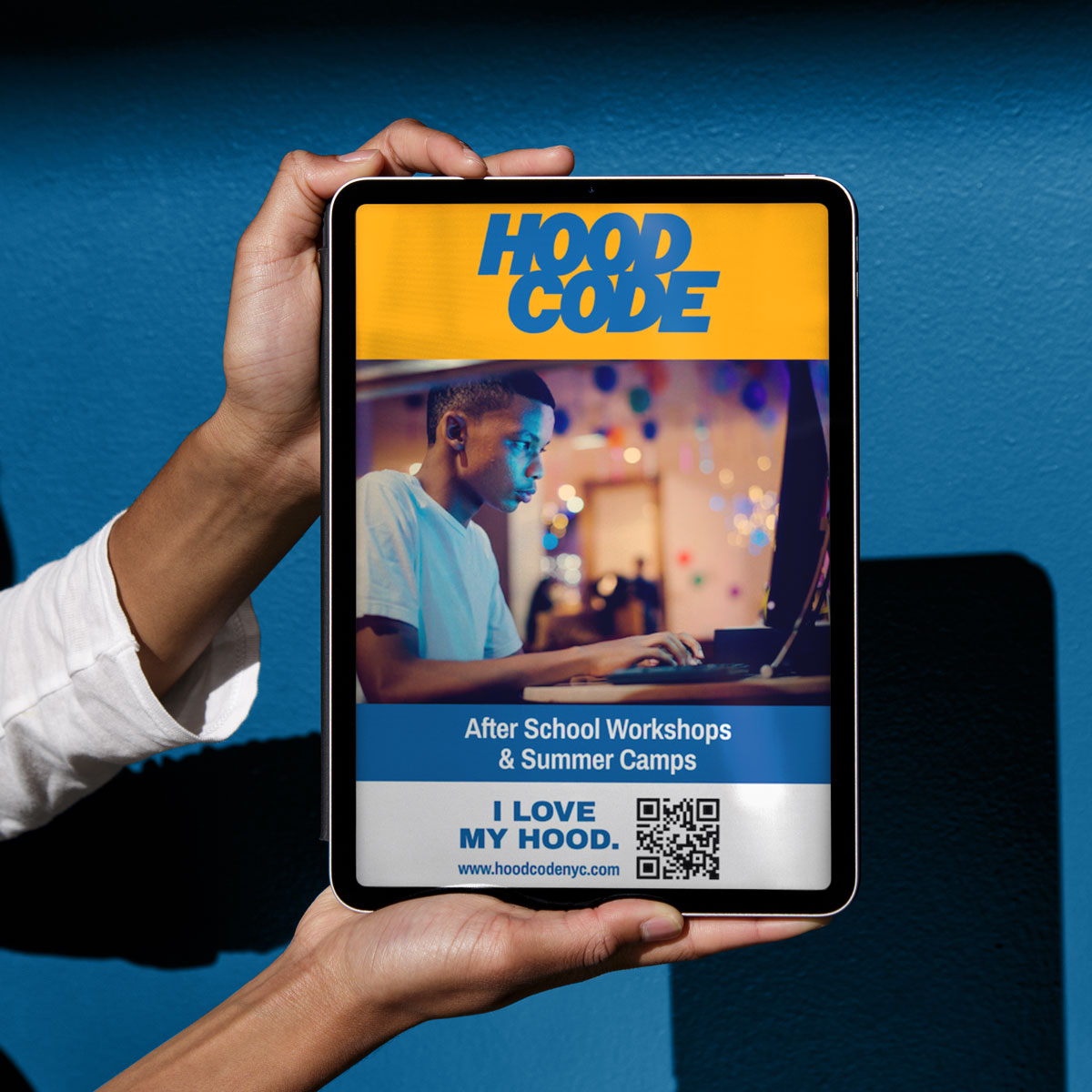 Hood Code website design — Liminal nonprofit client