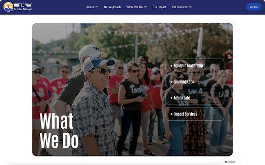 United Way of the Greater Triangle website