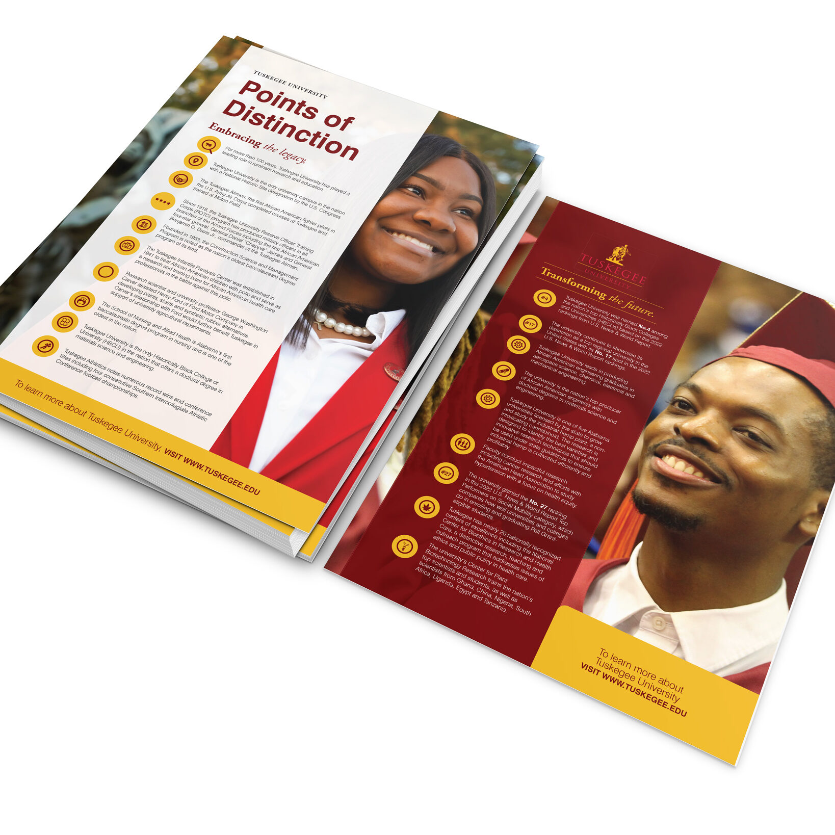 Marketing brochures for Tuskegee University